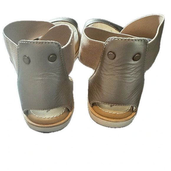 Sorel Ella Sandals Gold & Tan Size 8.5 - Picture 4 of 6